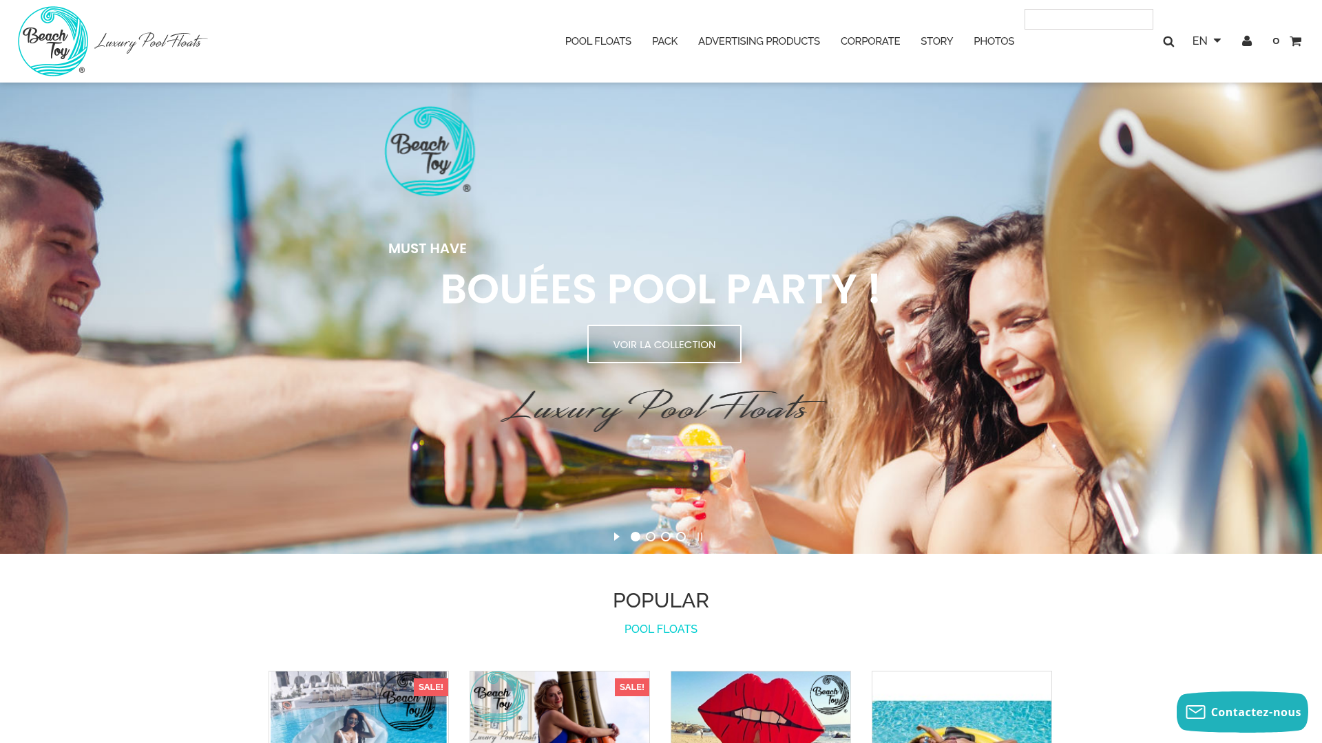 Preview of Beach Toy website