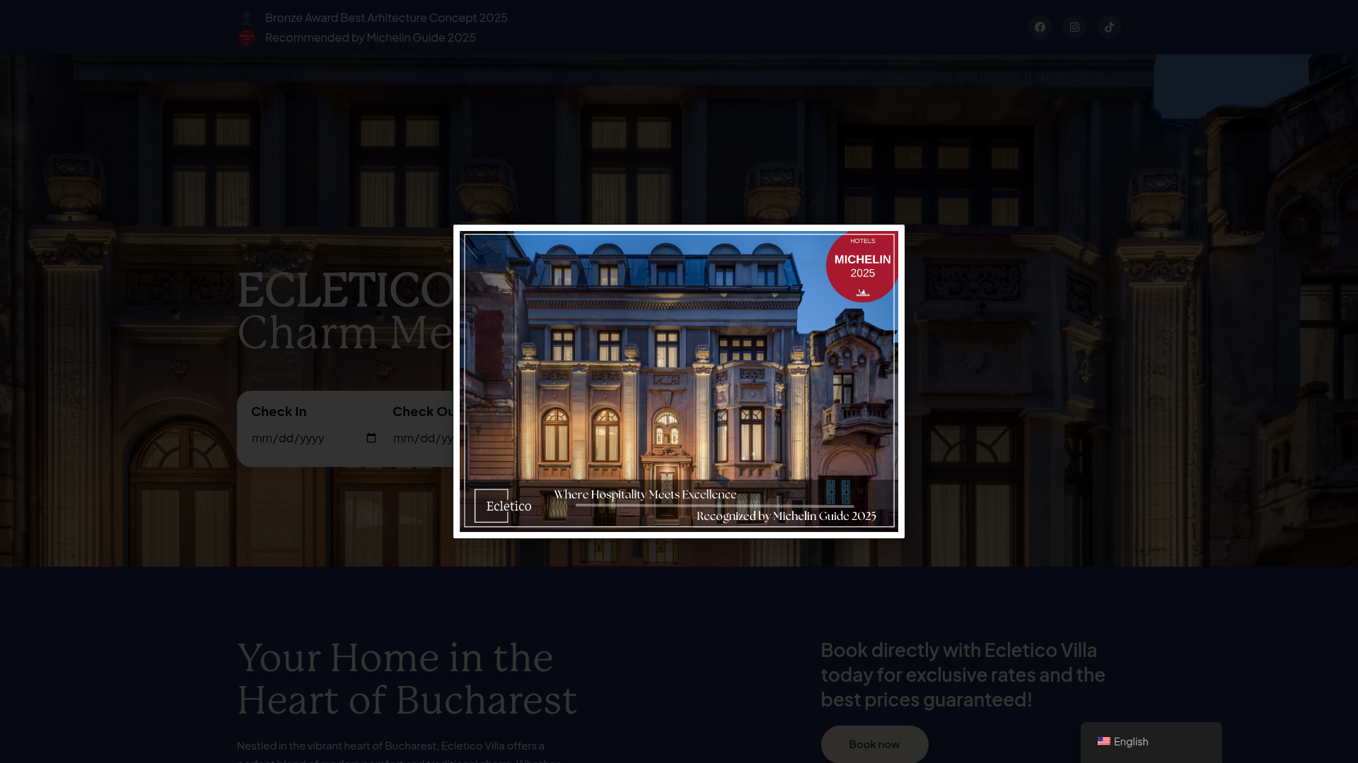 Preview of Ecletico Villa website