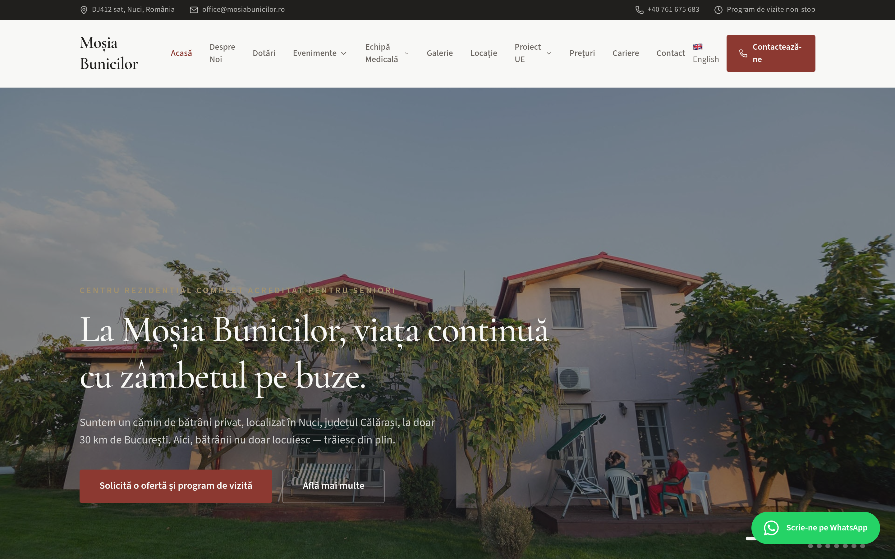 Preview of Moșia Bunicilor website