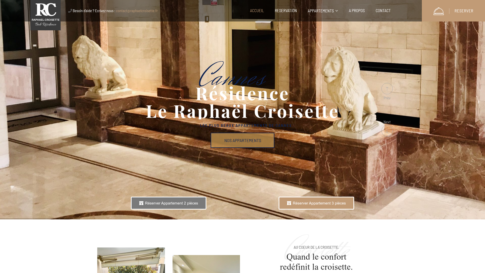 Preview of Raphael Croisette website