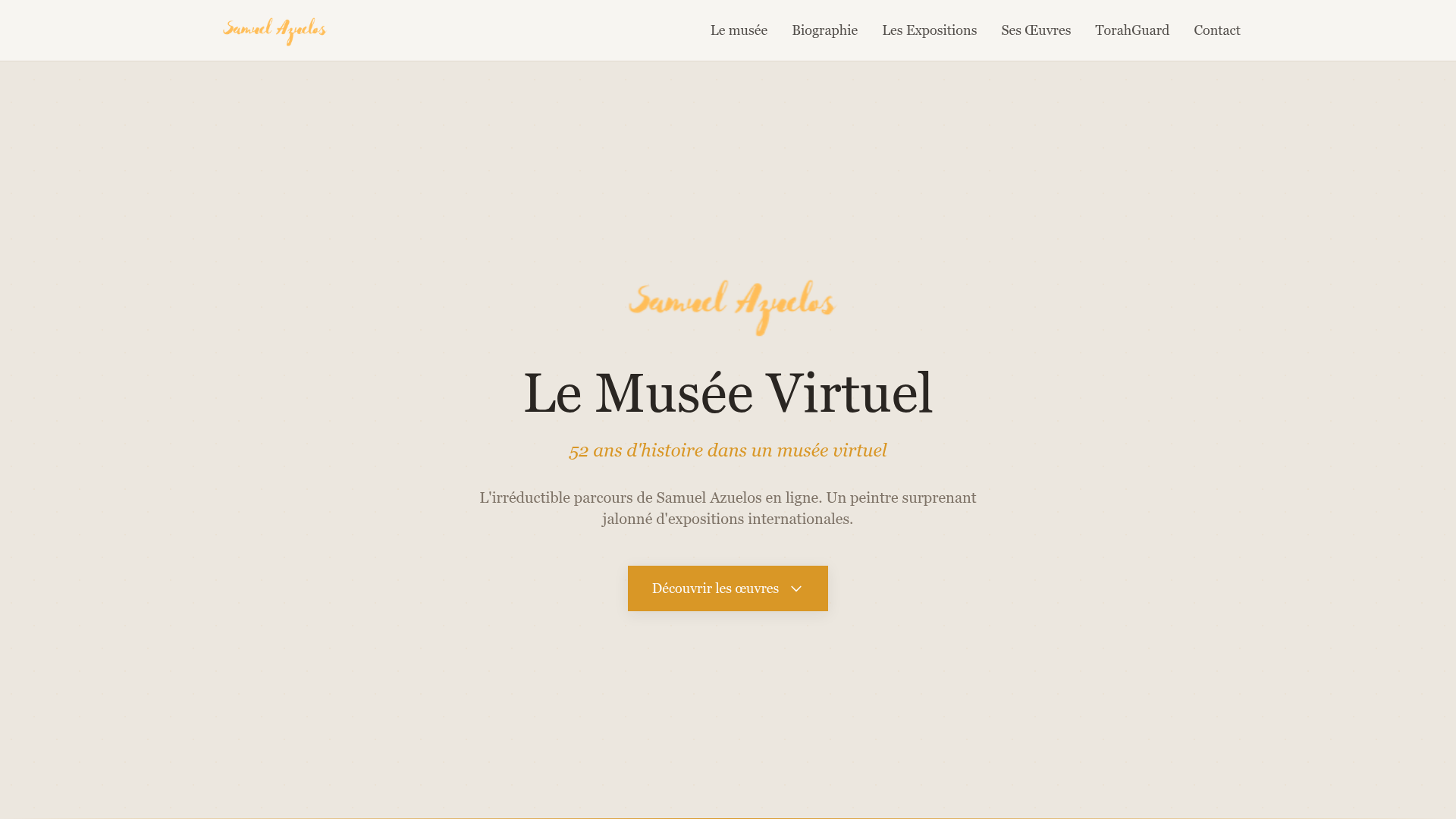 Preview of Samuel Azuelos website
